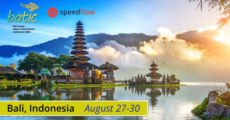 Speedflow CEO and COO at BATIC in Bali, Aug 27-30